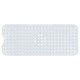 Коврик для ванны противоскользящий 100х40 см, "Полусферы", прозрачный, ПВХ, присоски, PRIMILA (ПРИМИЛА), 700376 700376