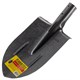 Лопата штыковая без черенка 20х40 см, ребра жесткости, рельсовая сталь, RABBITEX (РАББИТЕКС) "RAIL STEEL", 700479 700479