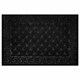 Коврик придверный 40х60 см, ЧЕРНЫЙ, грязезащитный, 430 г/м2, фактурный рисунок ЧЕШУЙКИ, ЛЮБАША, 701057 701057