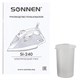 Утюг SONNEN SI-240, 2600 Вт, керамическое покрытие, антикапля, антинакипь, фиолетовый, 453507 453507