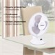 Вентилятор настольный SONNEN FT23-B6, d=23 см, 25 Вт, на подставке, 2 скоростных режима, белый/серый, 451038 451038
