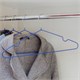 Вешалки-плечики, размер 48-50, КОМПЛЕКТ 10 шт., металл/ПВХ, перекладина, цвет синий, BRABIX Стандарт, 601166 601166