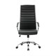Кресло офисное BRABIX Style EX-528, экокожа, хром, черное, 531947 531947
