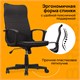 Кресло офисное BRABIX Delta EX-520, ткань, черное 531578