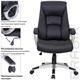 Кресло из натуральной кожи BRABIX Grand EX-500, черное, 530861 530861