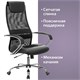 Кресло офисное BRABIX PREMIUM Stalker EX-608 CH, хром, ткань-сетка/кожзам, черное, 532091 532091