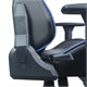Кресло компьютерное BRABIX GT Carbon GM-120, две подушки, экокожа, черное/синее, 531930 531930
