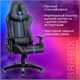 Кресло компьютерное BRABIX GT Carbon GM-120, две подушки, экокожа, черное/синее, 531930 531930
