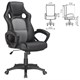 Кресло компьютерное BRABIX Rider Plus EX-544 КОМФОРТ, экокожа, черное/серое, 531582 531582
