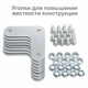 Стеллаж металлический BRABIX ГРАФИТ MS KD-195/40-6, лофт, 1950х1000х400 мм, 6 полок, 291272 291272