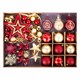 Шары новогодние ёлочные Red & Gold Luxury 70 предметов, красный/золото, ЗОЛОТАЯ СКАЗКА, 591714 591714