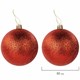 Шары ёлочные НАБОР 30 шт., 8 см/4 см, Red&Gold, пластик, красные/золото, ЗОЛОТАЯ СКАЗКА, 592168 592168