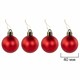 Шары ёлочные НАБОР 30 шт., 8 см/4 см, Red&Gold, пластик, красные/золото, ЗОЛОТАЯ СКАЗКА, 592168 592168