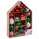 Шары ёлочные НАБОР 73 предмета, Fairy House, красный/зеленый/белый, пластик, ЗОЛОТАЯ СКАЗКА, 592181 592181