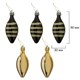 Шары новогодние ёлочные Black&Gold, НАБОР 130 предметов, черный/золото, пластик, ЗОЛОТАЯ СКАЗКА, 592183 592183