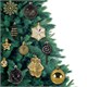 Шары новогодние ёлочные Black&Gold, НАБОР 130 предметов, черный/золото, пластик, ЗОЛОТАЯ СКАЗКА, 592183 592183