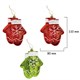 Шары новогодние ёлочные Red&Lime, НАБОР 67 предметов, красный/зелёный, пластик, ЗОЛОТАЯ СКАЗКА, 592184 592184