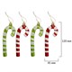 Шары новогодние ёлочные Red&Lime, НАБОР 67 предметов, красный/зелёный, пластик, ЗОЛОТАЯ СКАЗКА, 592184 592184