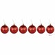Шары ёлочные НАБОР 24 шт., 6 см, "Red&Gold", пластик, красные/золото, туба, ЗОЛОТАЯ СКАЗКА, 592169 592169