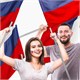 Флаг России 90х135 см без герба, ПРОЧНЫЙ с влагозащитной пропиткой, полиэфирный шелк, STAFF, 550225 550225