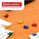 Зaжимы для бумаг BRAUBERG, КОМПЛЕКТ 12 шт., 15 мм, на 45 листов, цветные, картонная коробка, 224469 224469