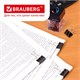 Зaжимы для бумаг BRAUBERG, КОМПЛЕКТ 12 шт., 25 мм, на 100 листов, черные, картонная коробка, 220558 220558