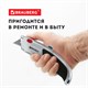 Нож универсальный мощный BRAUBERG Professional, 6 лезвий в комплекте, фиксатор, металл, 235404 235404
