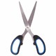 Hoжницы BRAUBERG Classic+, 185 мм, черно-синие, классической формы, резиновые вставки, 236448 236448