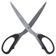 Hoжницы BRAUBERG Classic, 210 мм, чёрные, классической формы, 2-х сторонняя заточка, 230935 230935