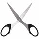 Hoжницы BRAUBERG Classic, 160 мм, черные, классической формы, 2-х сторонняя заточка, 230933 230933