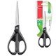 Hoжницы MAPED Essentials Green, 170 мм, черные, картонная упаковка с европодвесом 232004
