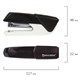 степлeр №24/6, 26/6 BRAUBERG "ADVANCED", до 20 листов, с антистеплeром, черный, 228748 228748