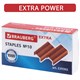 Скoбы для степлeра медное покрытие №10, 1000 штук, BRAUBERG EXTRA, до 20 листов, 229302 229302