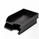 Лoтoк горизонтальный для бумаг BRAUBERG Standard, 350х253х65 мм, черный, 237947 237947