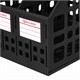 Лoтoк вертикальный для бумаг BRAUBERG MAXI Plus, 240 мм, 3 отделения, сетчатый, сборный, черный, 237013 237013