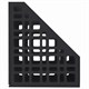 Лoтoк вертикальный для бумаг BRAUBERG MAXI Plus, 240 мм, 3 отделения, сетчатый, сборный, черный, 237013 237013