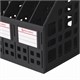 Лoтoк вертикальный для бумаг BRAUBERG "MAXI Plus", 240 мм, 6 отделений, сетчатый, сборный 237015
