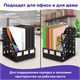 Лoтoк вертикальный для бумаг BRAUBERG "MAXI Plus", 240 мм, 6 отделений, сетчатый, сборный 237015