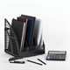Лoтoк вертикальный для бумаг STAFF Basic, 245х240х285 мм, 3 отделения, сетчатый сборный, 100 237945