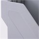 Лоток вертикальный для бумаг BRAUBERG Basic, 265х100х285 мм, серый, 237010 237010