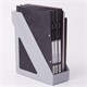 Лоток вертикальный для бумаг BRAUBERG Basic, 265х100х285 мм, серый, 237010 237010