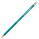 Карандаш чернографитный с ластиком STAFF EVERYDAY BLP-GRN, 1 шт., НВ, пластик., корпус зеленый, 181939 181939