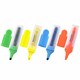 Набор текстовыделителей BRAUBERG 4 шт., АССОРТИ, FLUO, линия 1-5 мм, 150403 150403