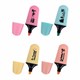 Текстовыделитель мини BRAUBERG PASTEL Mini, АССОРТИ В ПЛАСТИКОВОЙ БАНКЕ, линия 1-5 мм, 152432 152432