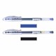 Ручка гелевая PILOT Super Gel, ЧЕРНАЯ, корпус прозрачный, узел 0,5 мм, линия письма 0,3 мм, BL-SG-5 141841