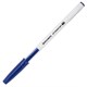 Ручка шариковая масляная BRAUBERG Stick Medium, СИНЯЯ, узел 1 мм, линия письма 0,5 мм, 143419 143419
