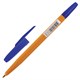 Ручка шариковая BRAUBERG Carina Orange, СИНЯЯ, корпус оранжевый, узел 1 мм, линия письма 0,5 мм, 141668 141668