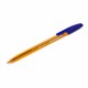 Ручка шариковая BRAUBERG X-333 AMBER, СИНЯЯ, корпус тонированный оранжевый, узел 0,7 мм, линия письма 0,35 мм, 142832 142832
