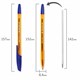 Ручка шариковая BRAUBERG X-333 AMBER, СИНЯЯ, корпус тонированный оранжевый, узел 0,7 мм, линия письма 0,35 мм, 142832 142832