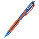 Ручка шариковая масляная автоматическая BRAUBERG Phantom color, СИНЯЯ, узел 0,7 мм, линия письма 0,35 мм, 142938 142938
